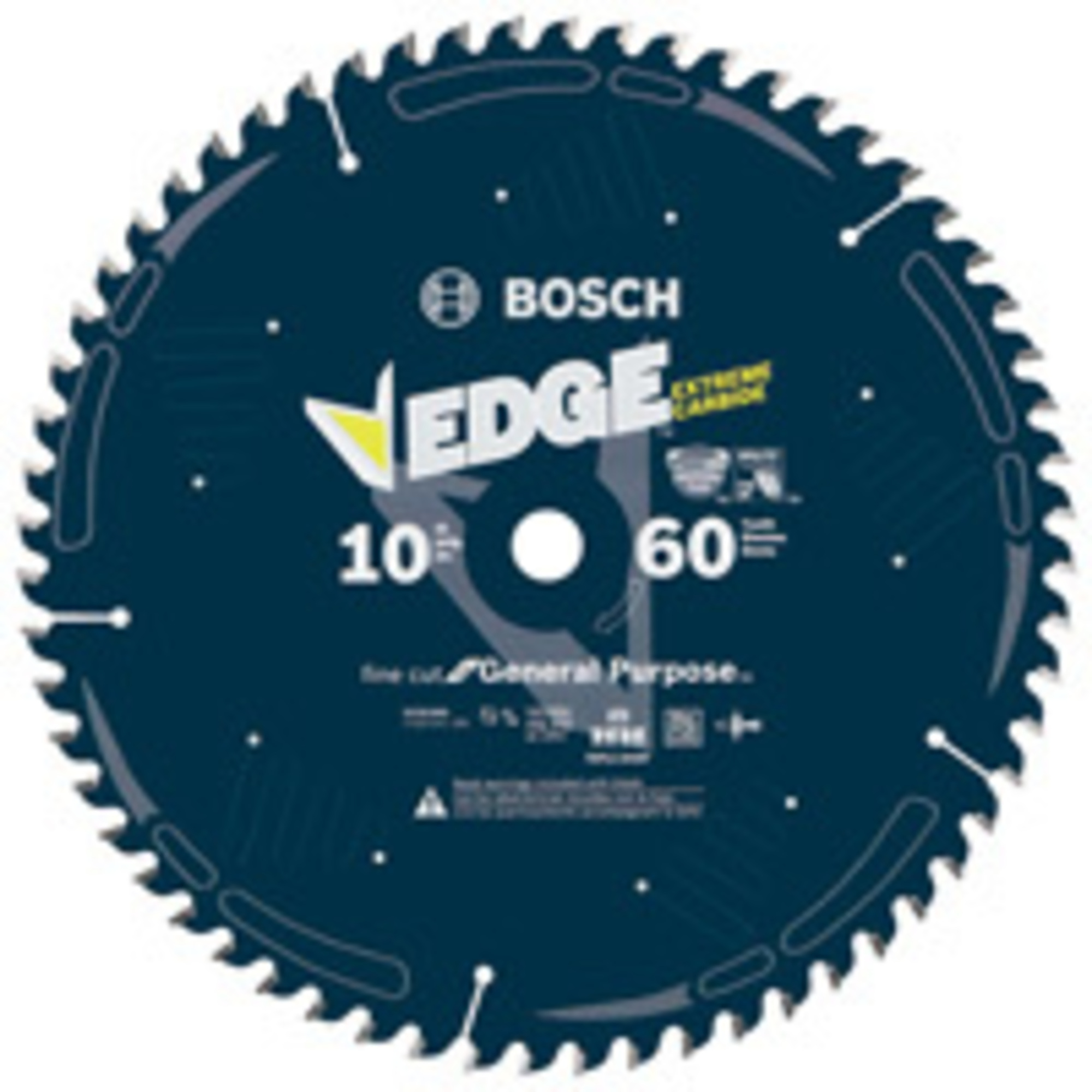 Bosch Edge Circular Saw Blade — 10in., 60 Tooth, Fine Finish, Model# DCB1060